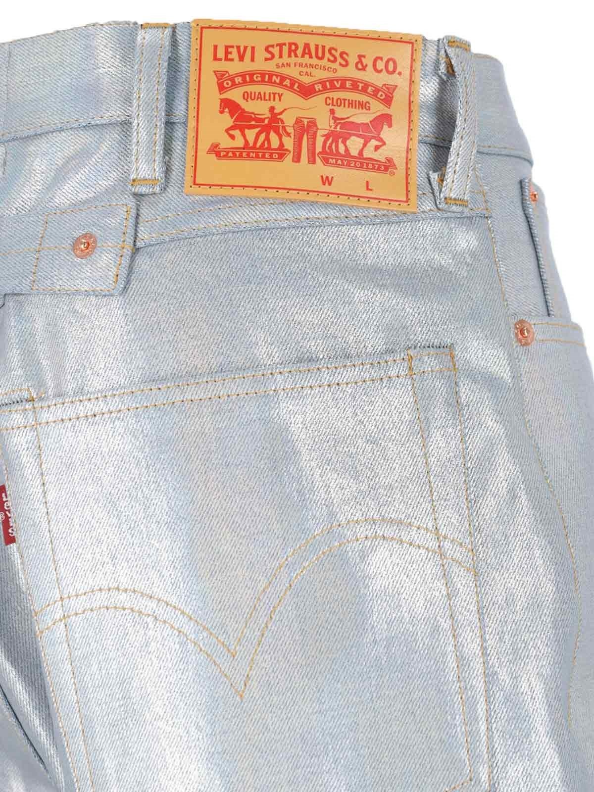 X LEVI'S STRAUSS LOGO STRAIGHT JEANS - 4