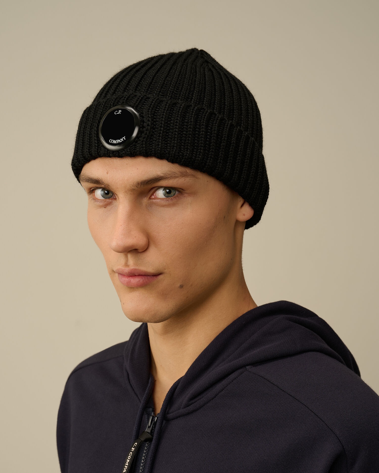 Extra Fine Merino Wool Lens Beanie - 2