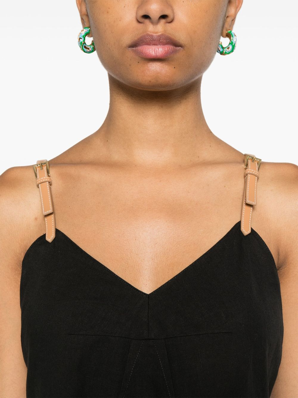 pleat-detail dress - 5