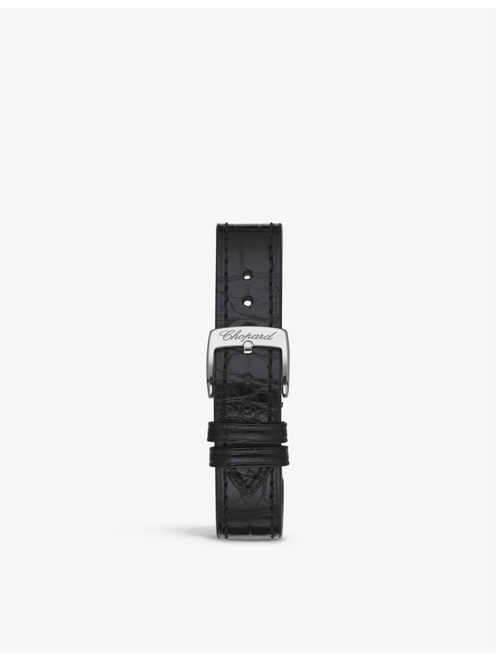 Happy Sport stainless-steel, alligator-embossed leather and 0.25ct diamond self-winding mechanical w - 3