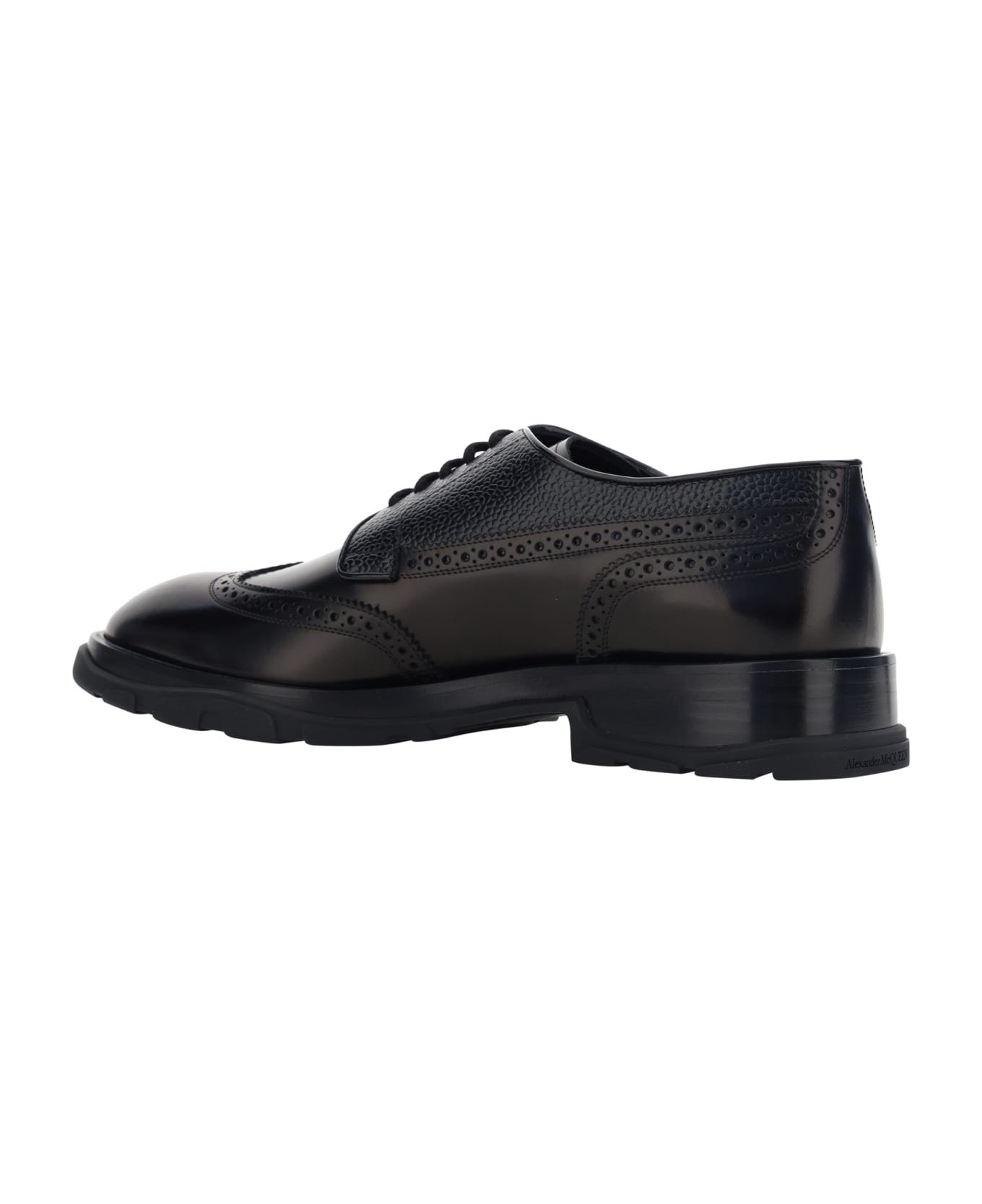 Brogues Leather Lace Up Shoes - 3