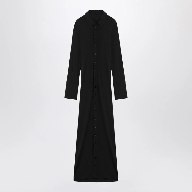 Sportmax Black Shirt Dress In Viscose Jersey Women - 1