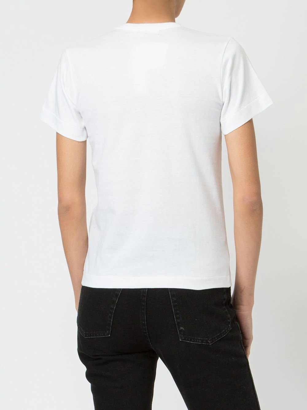 hearts print T-shirt - 4