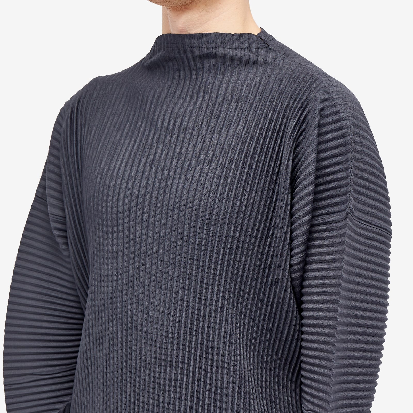 Homme Plissé Issey Miyake Pleated Long Sleeve T-Shirt - 5