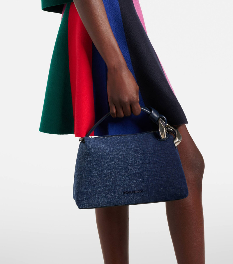 JWA Corner Medium denim shoulder bag 6