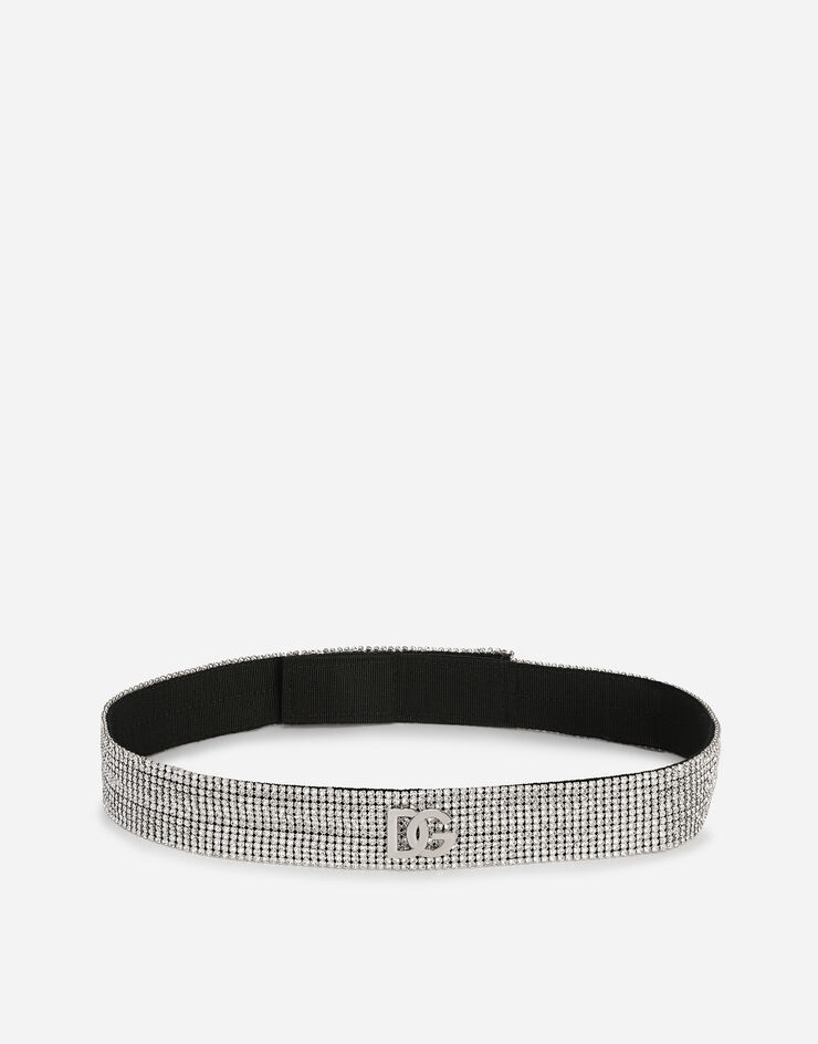 Crystal mesh belt with DG logo - 1