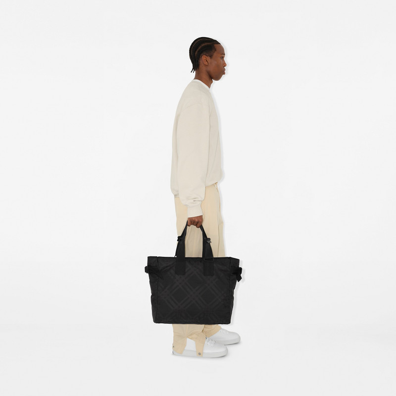 Burberry Check Jacquard Tote outlook