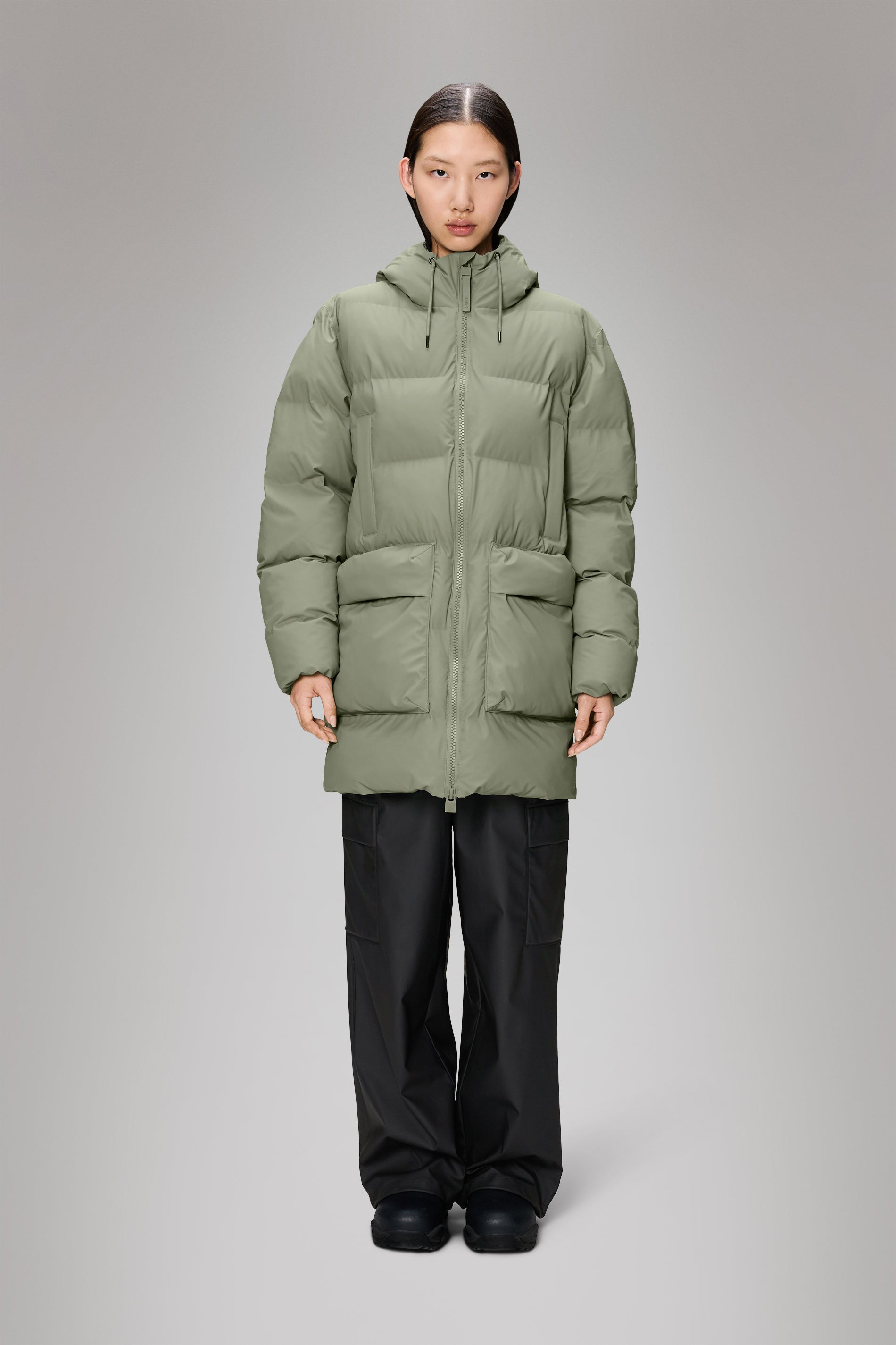 Alta Long Puffer Cargo Jacket - 2