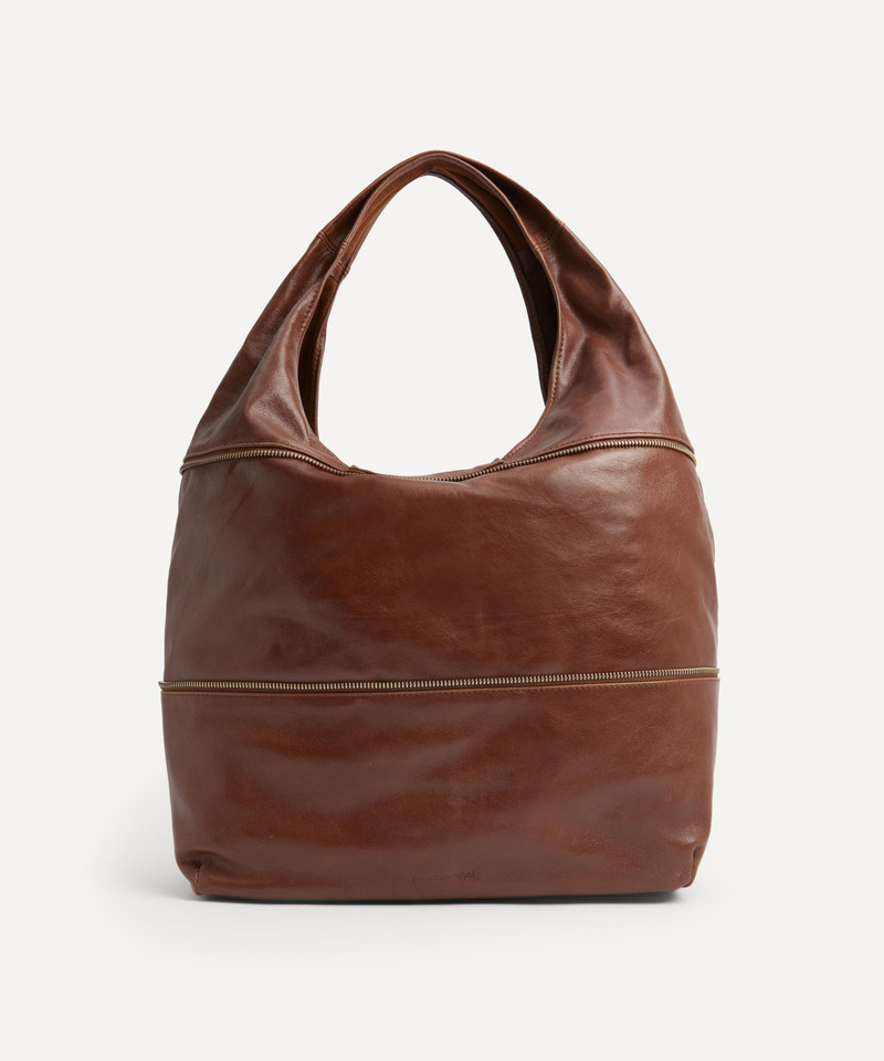 Riba Zip Leather Shoulder Bag 1