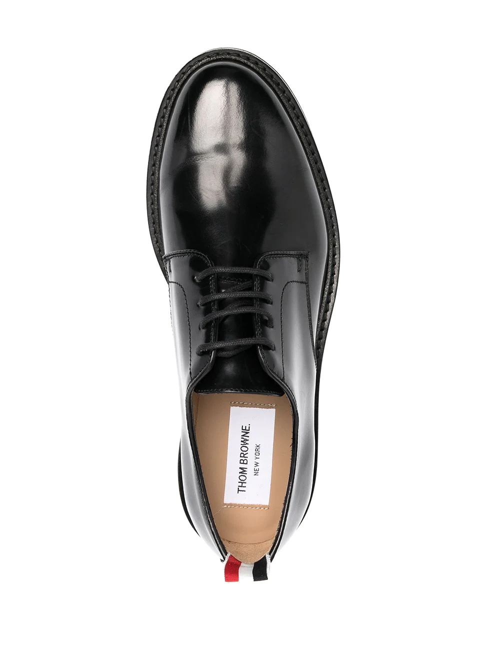 uniform lace-up loafers - 4