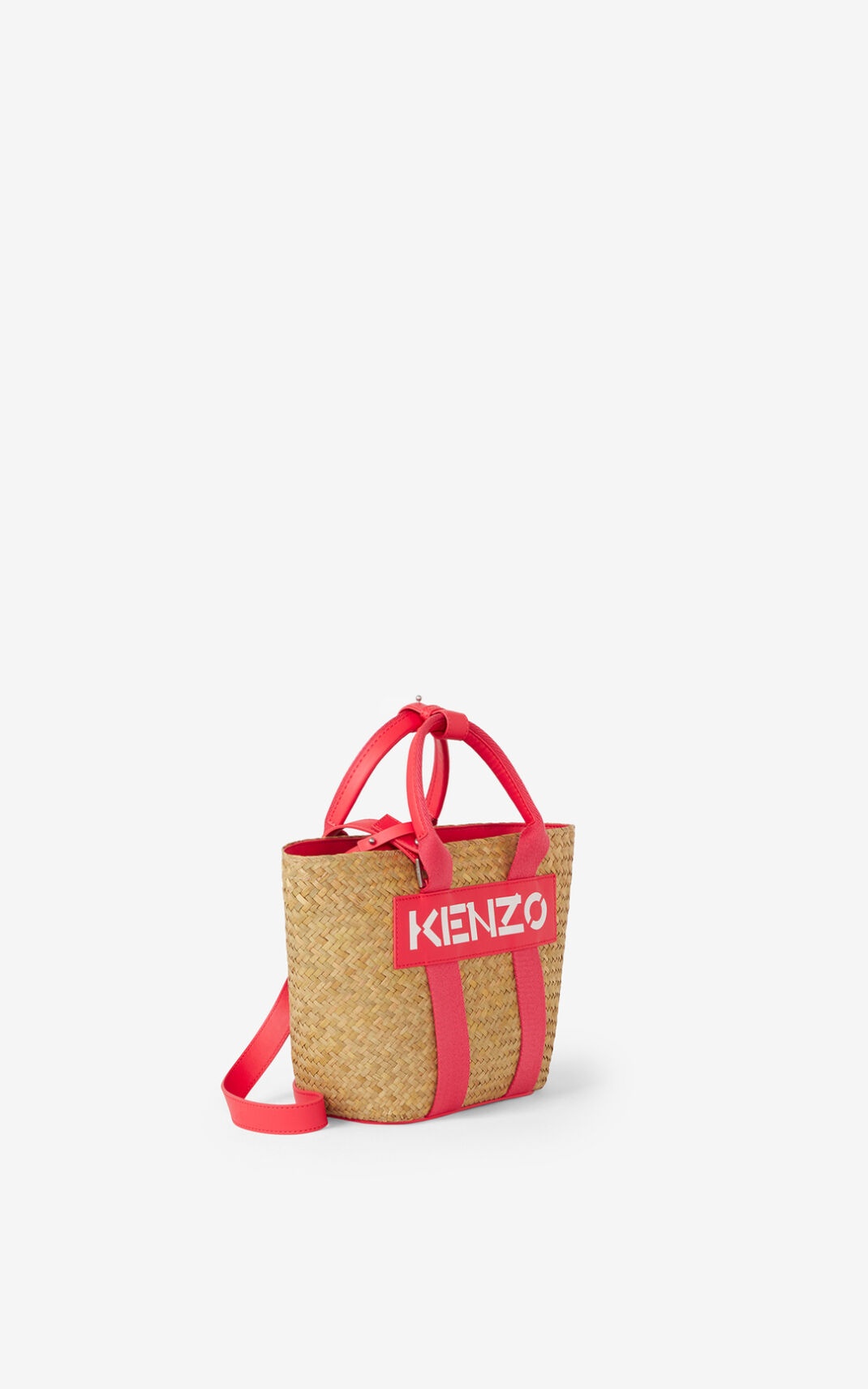 Small KENZO Logo raffia basket - 5