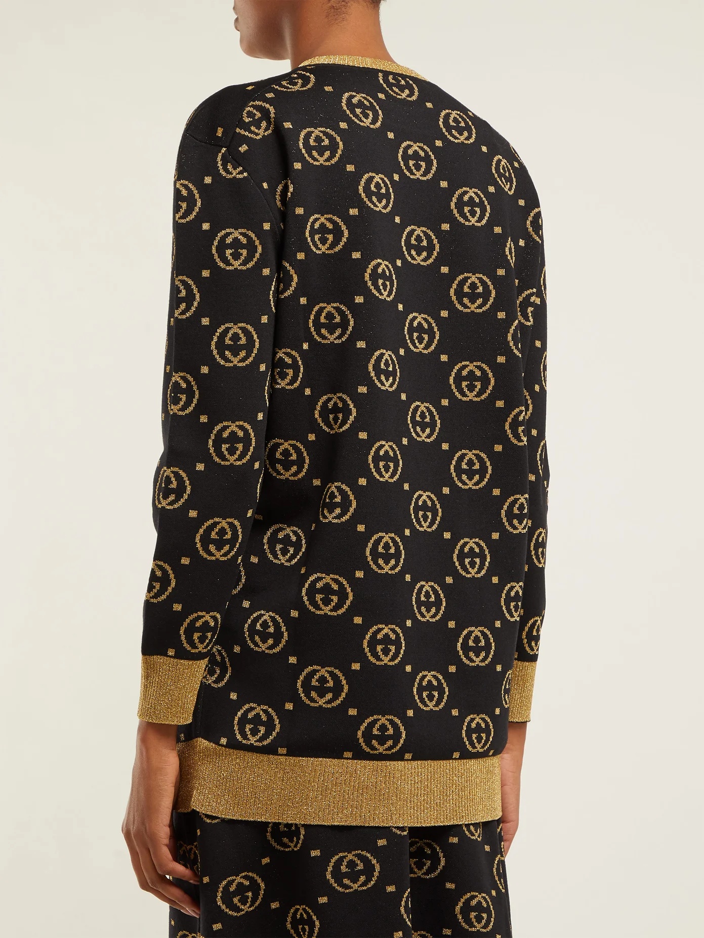 GG-jacquard wool-blend sweater - 3