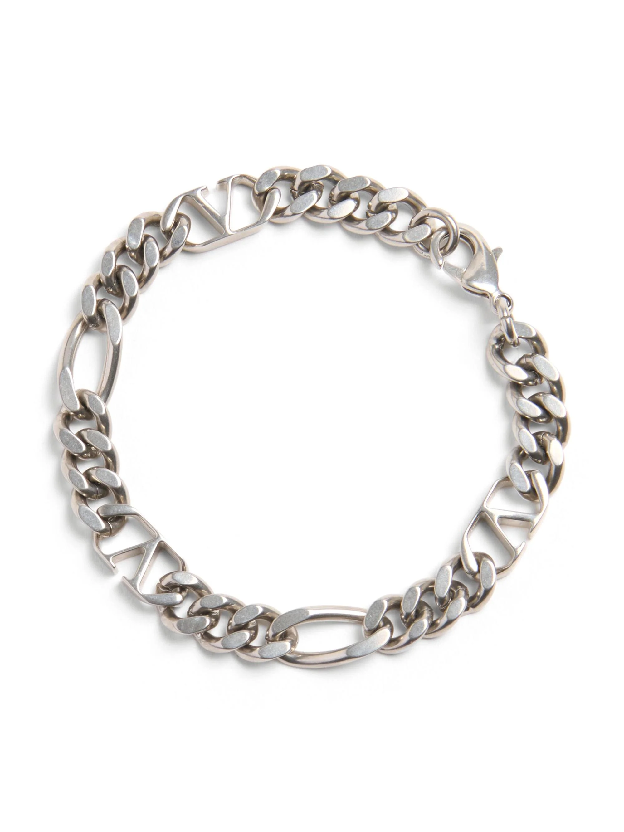 Men's VLogo Signature Metal Bracelet - Palladium - 1