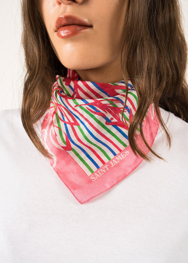 CARRE FLORAL Square Scarf 4
