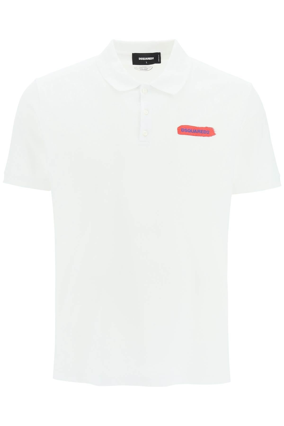 LOGO COTTON POLO SHIRT - 1