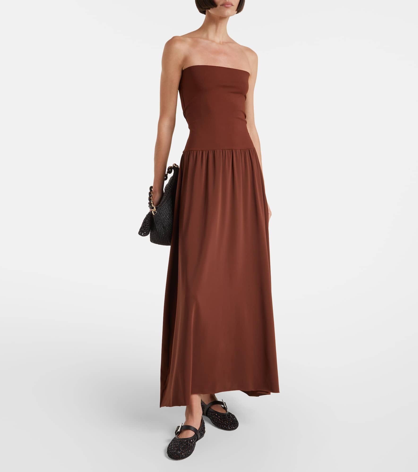 Oda pleated maxi dress - 2