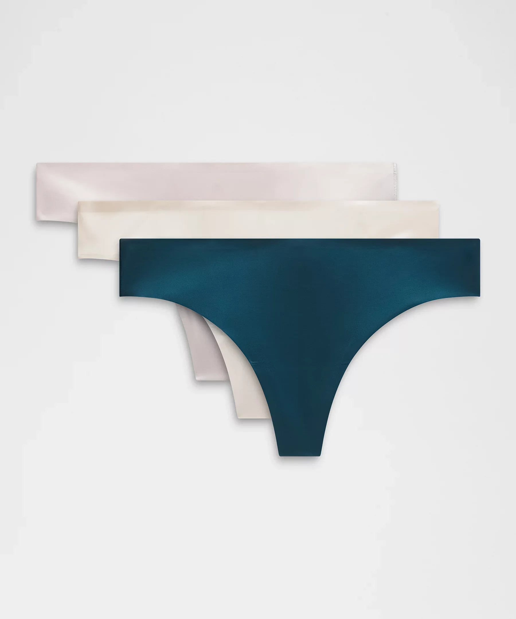 InvisiWear Mid-Rise Thong Underwear *3 Pack - 1