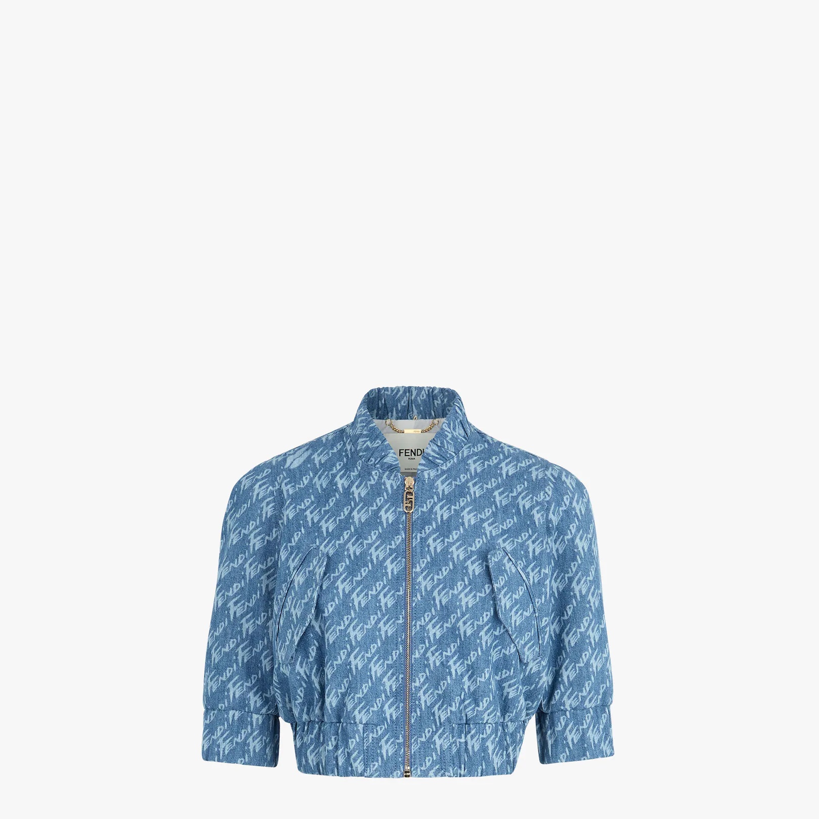 Light blue chambray jacket - 1