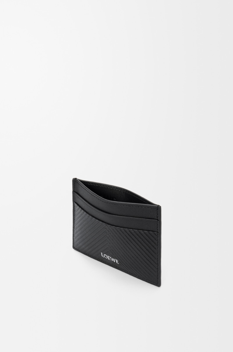 Loewe Plain cardholder in textured classic calfskin outlook