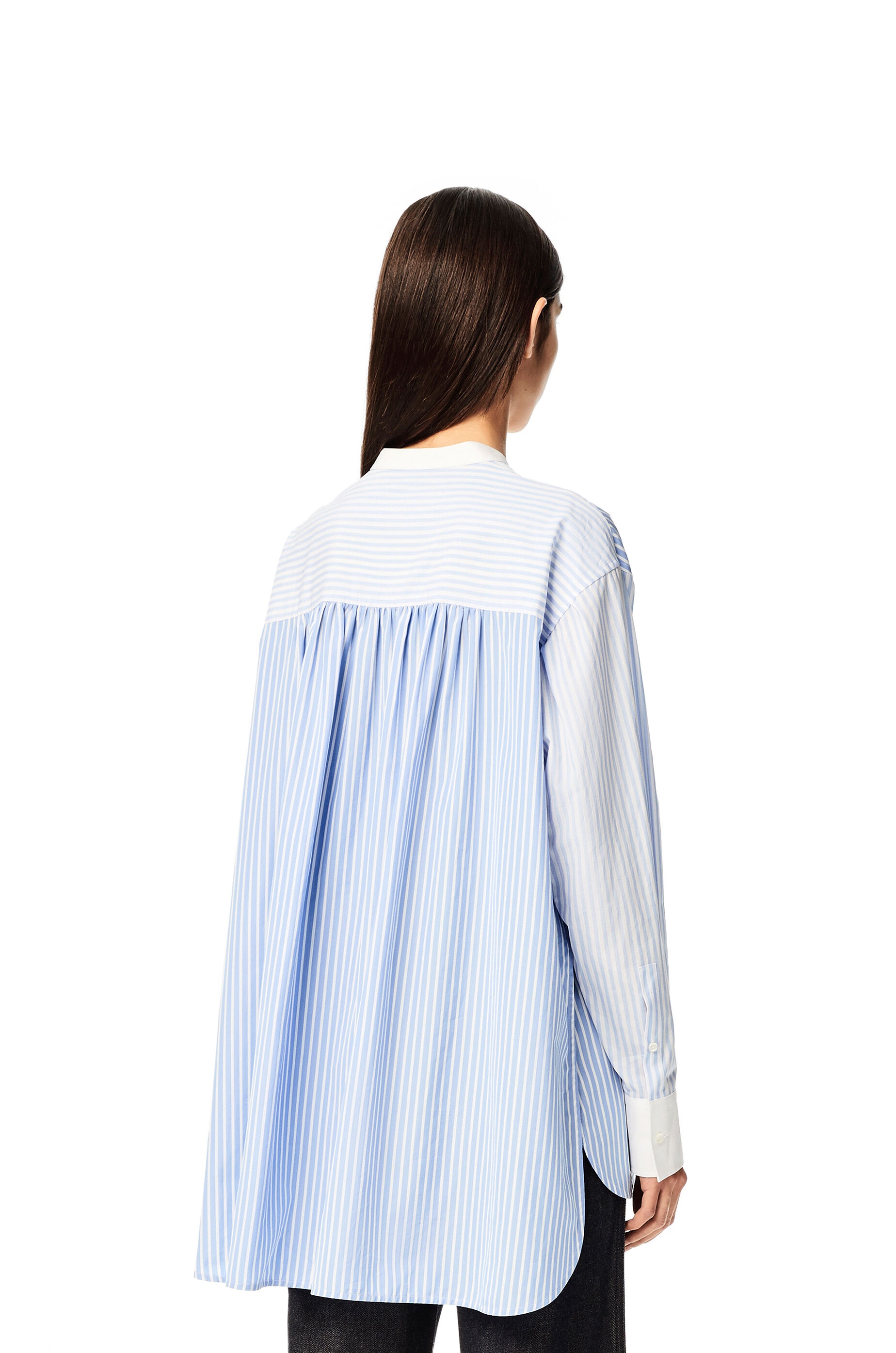 Tunic top in striped cotton - 4