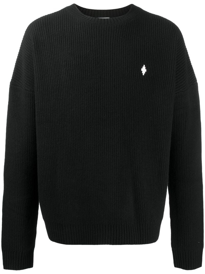 MBCM ribbed-knit wool jumper - 1