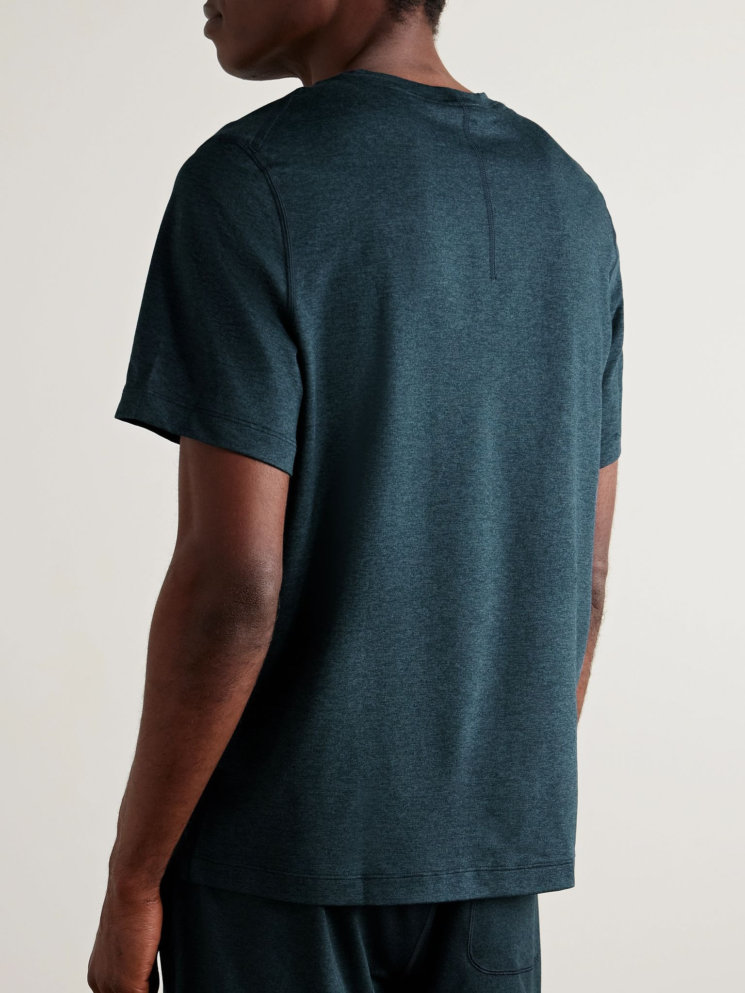Stretch Recycled-Jersey T-Shirt Navy - 3