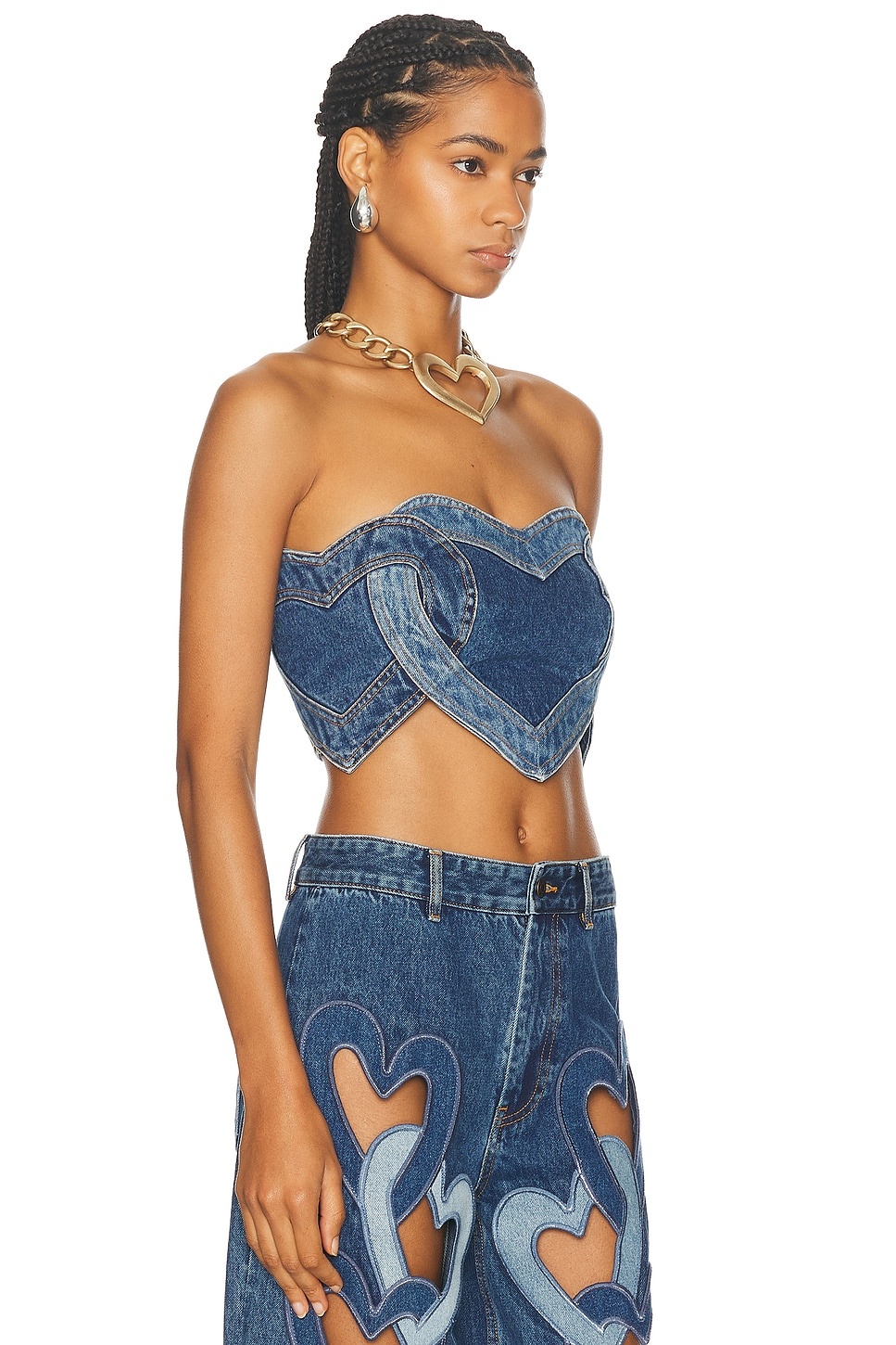 Heart Strapless Top - 2