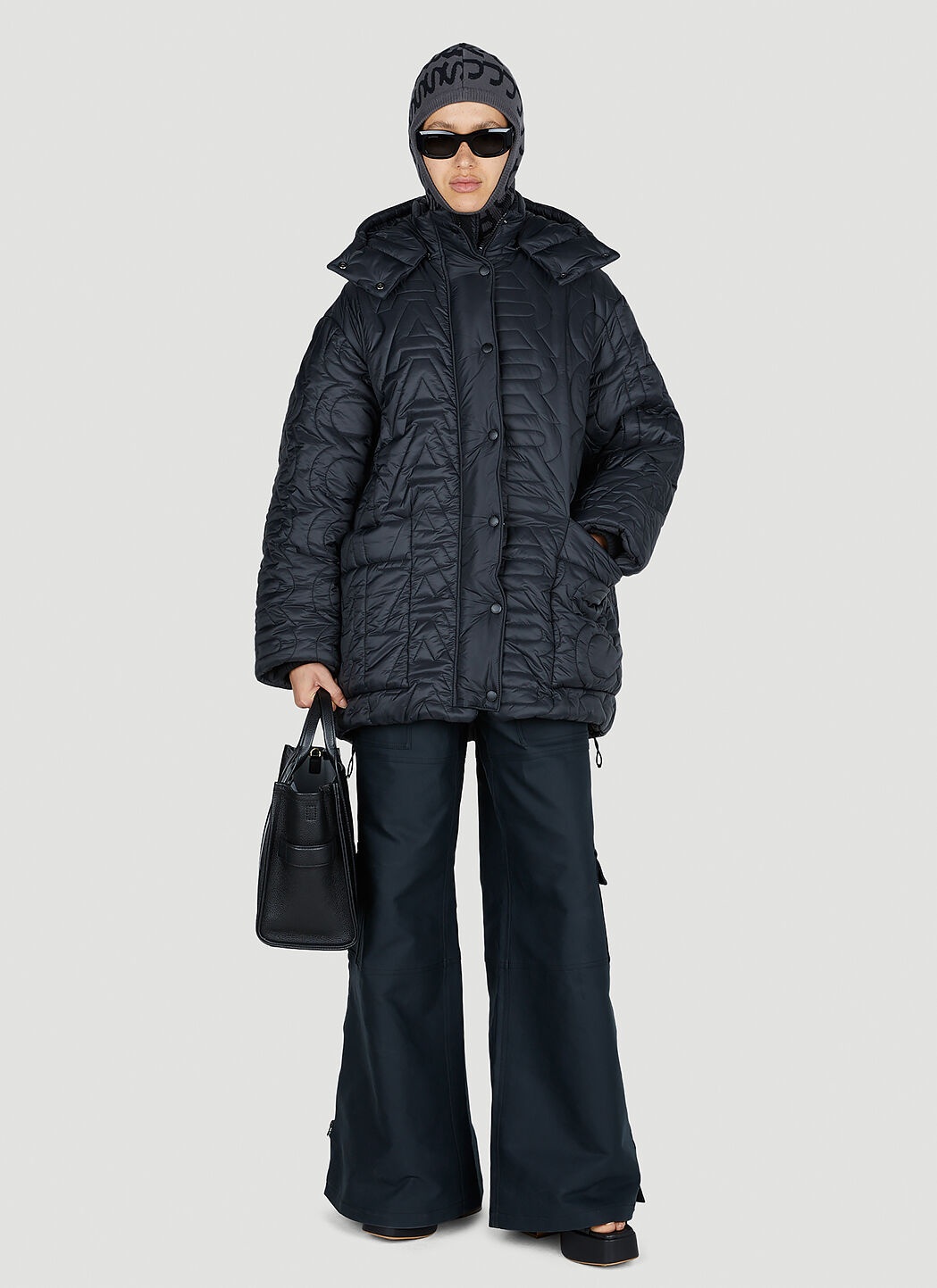Monogram Quilted Puffer Coat - 2