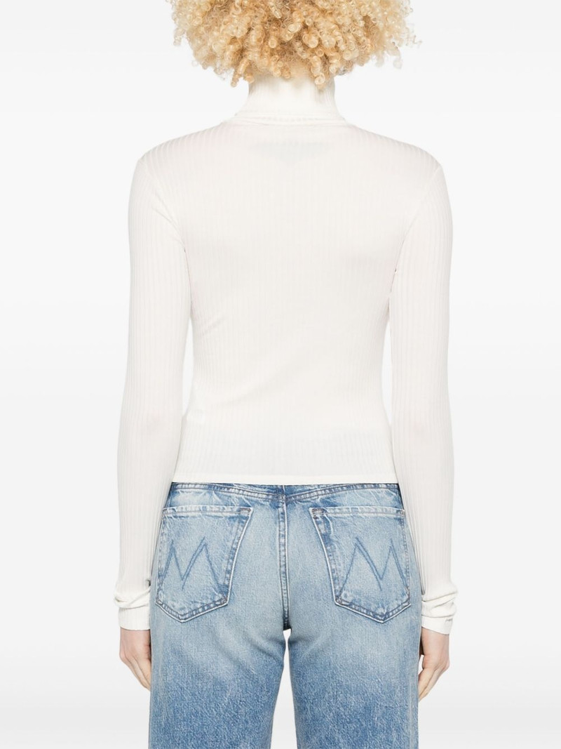 ribbed roll-neck top 4