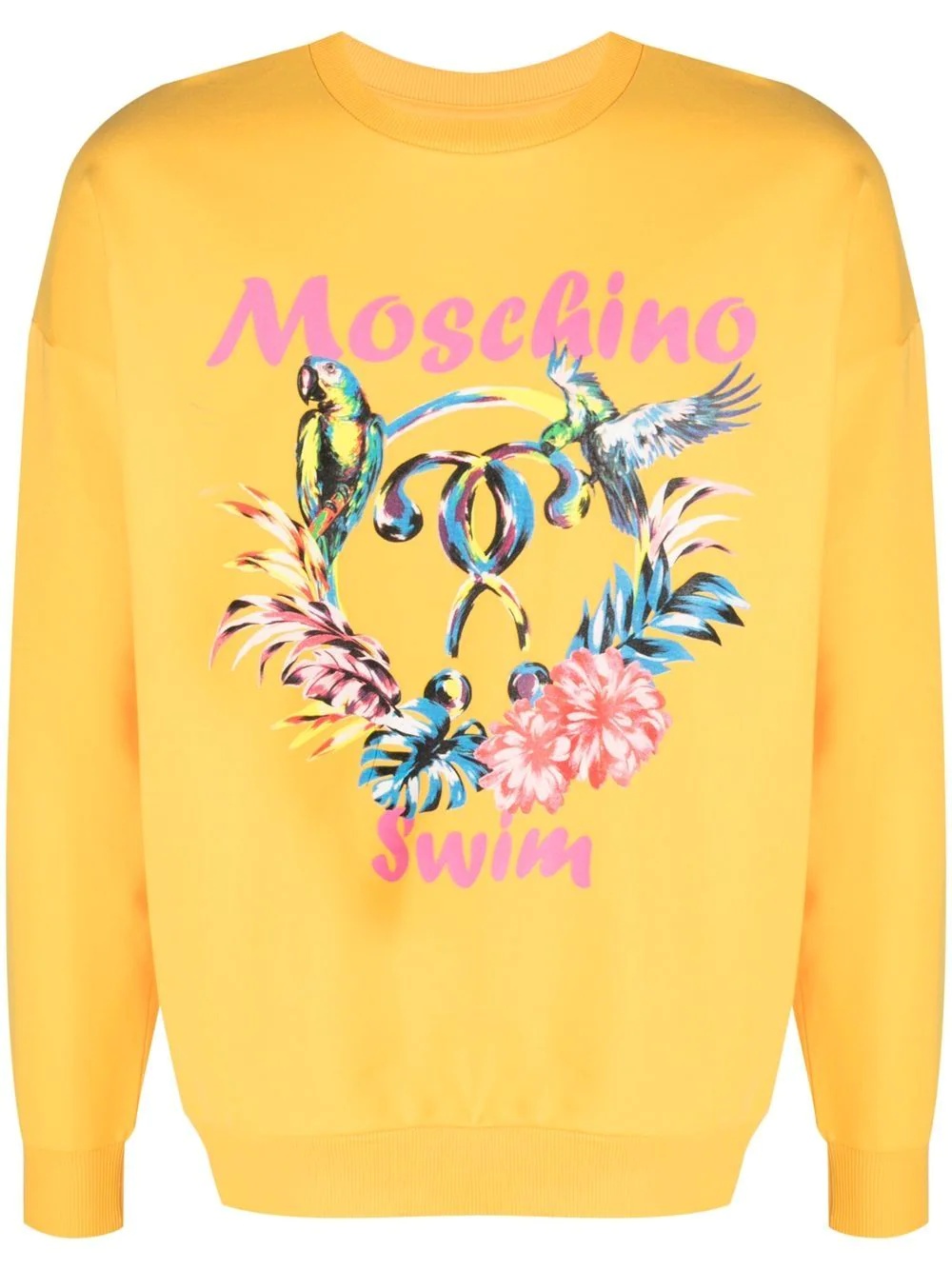 Swim graphic-print jumper - 1