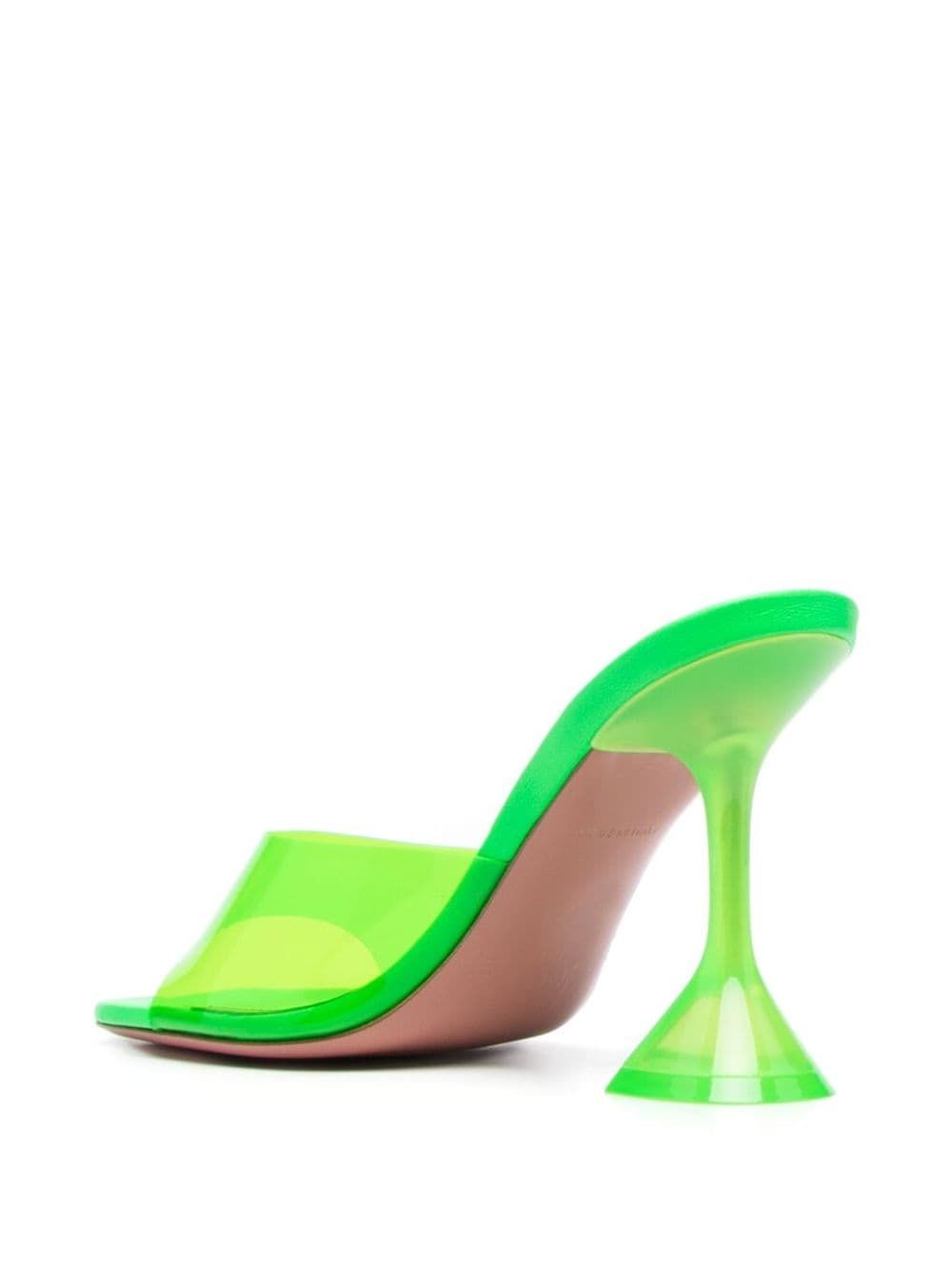 Lupita translucent 110mm mules - 3