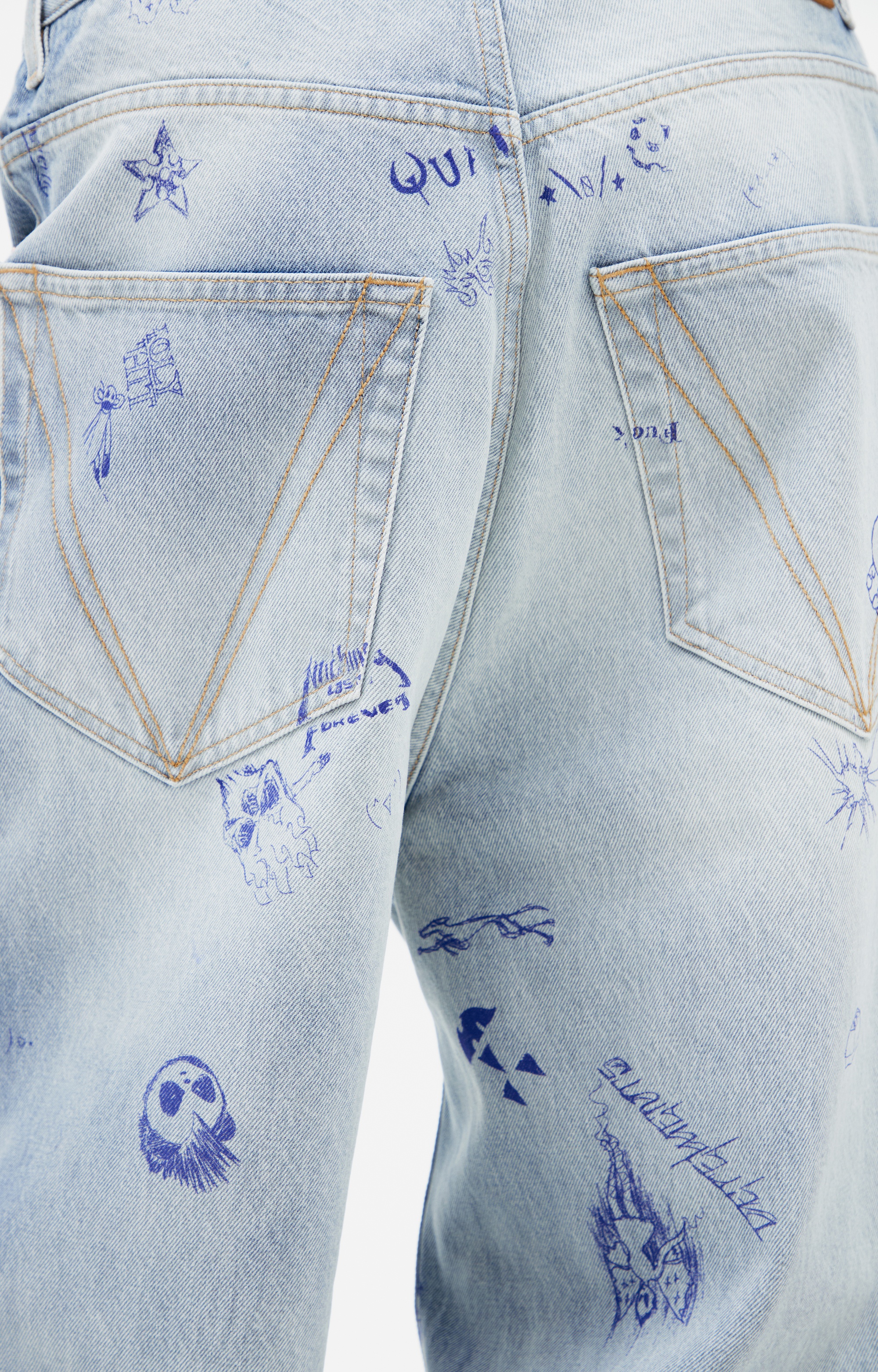 PRINTED JEANS - 5