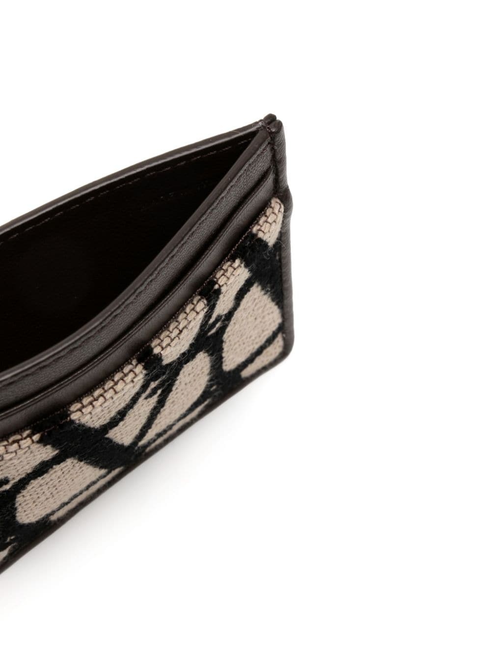 Toile Iconographe pebbled cardholder - 3