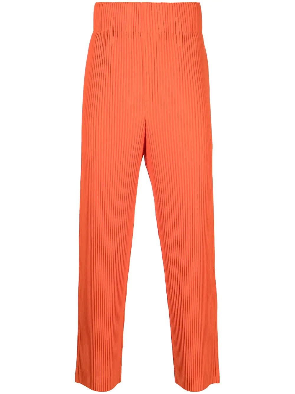 ribbed pull-on trousers - 1