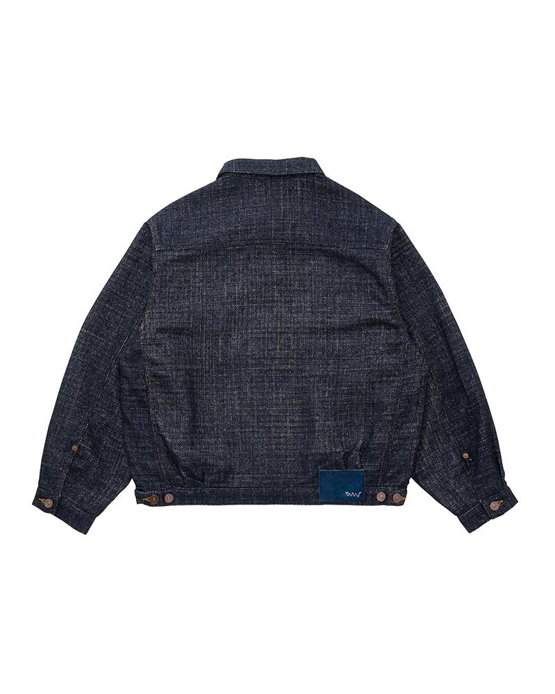 101X JKT (SILK DENIM) W NAVY - 2