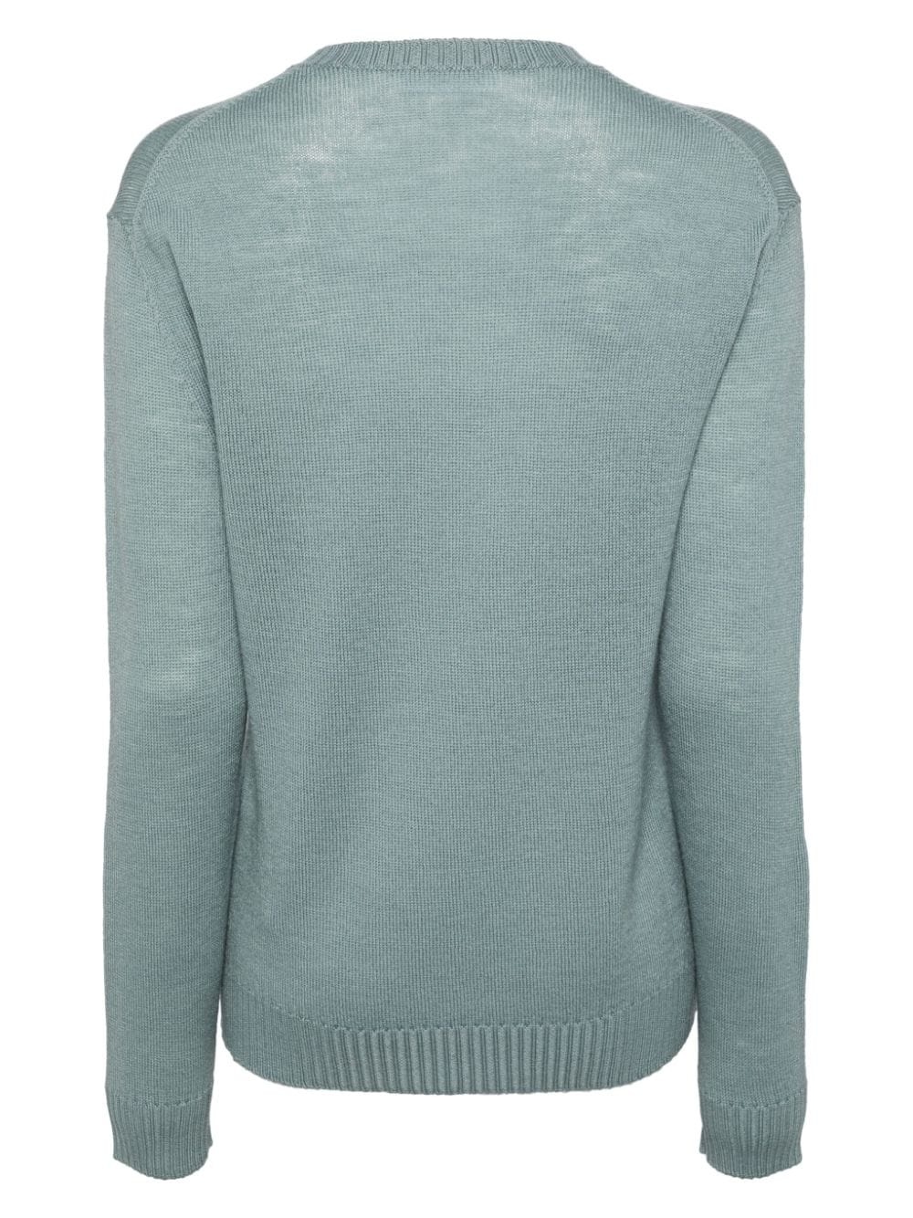 round-neck wool jumper - 2