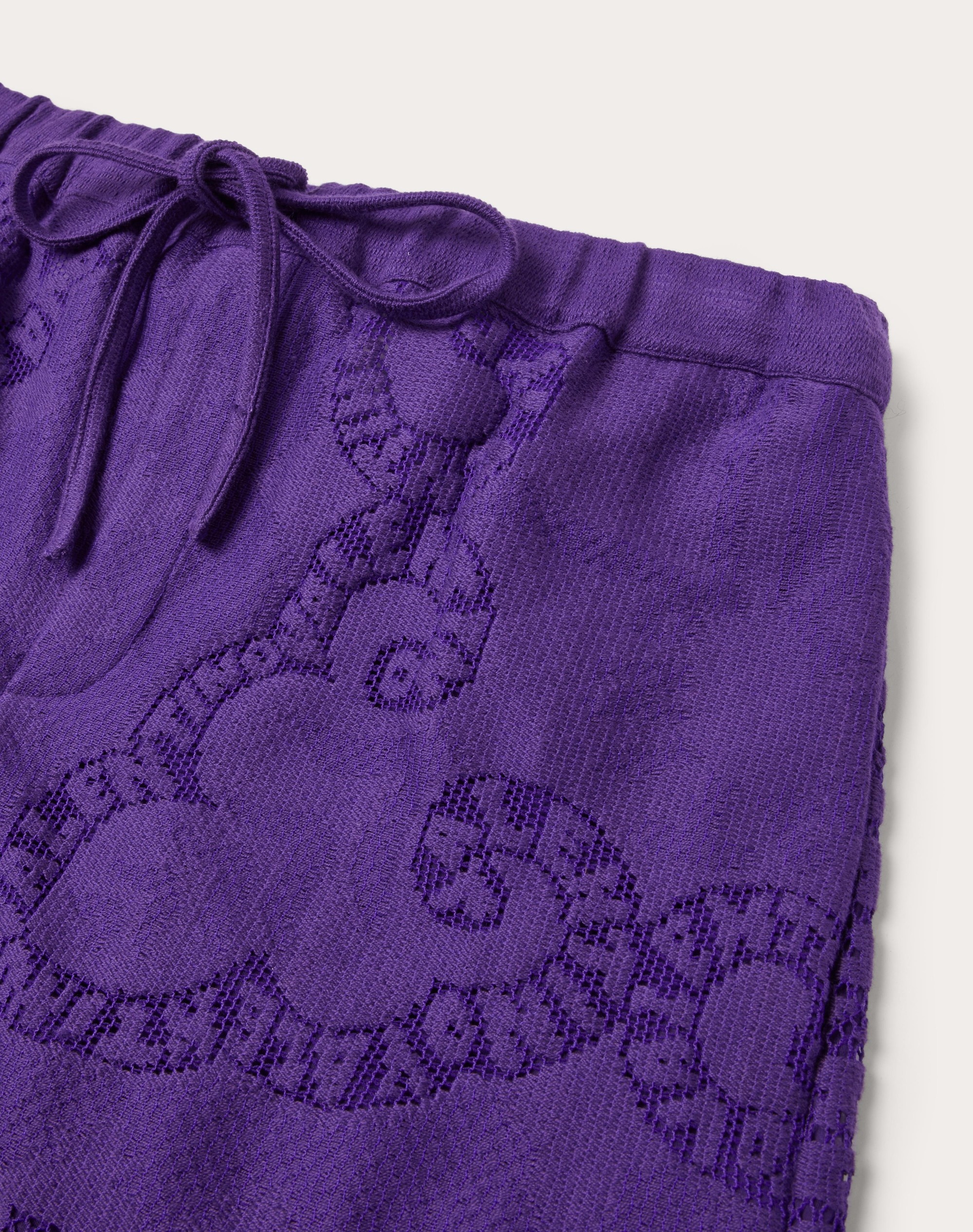 COTTON GUIPURE LACE SHORTS - 3