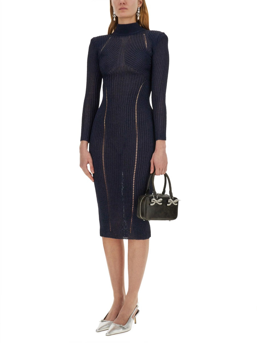 Self-Portrait Women Lurex Knit Maxi Dress - 2