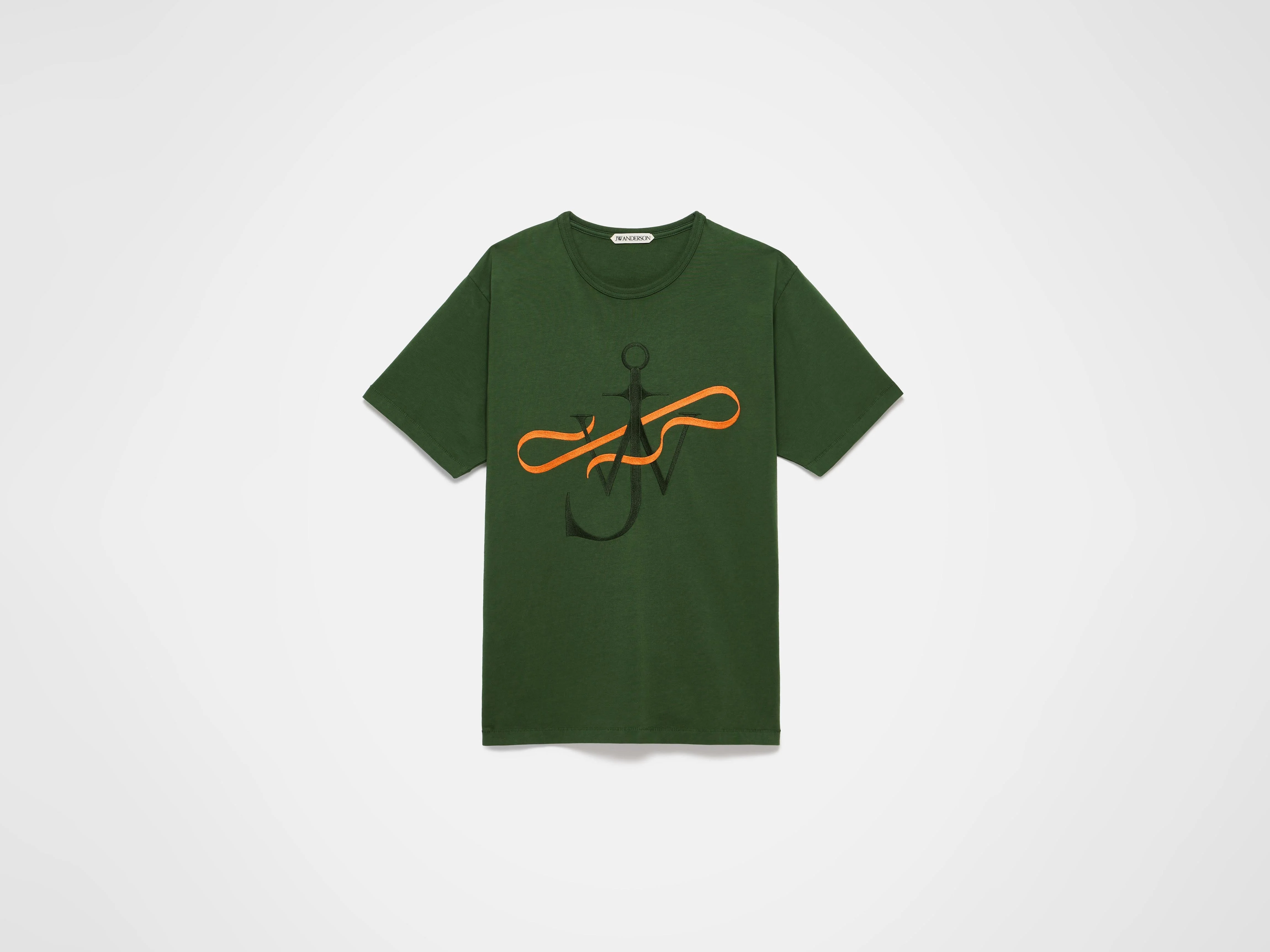 RIBBON ANCHOR T-SHIRT IN GREEN - 1