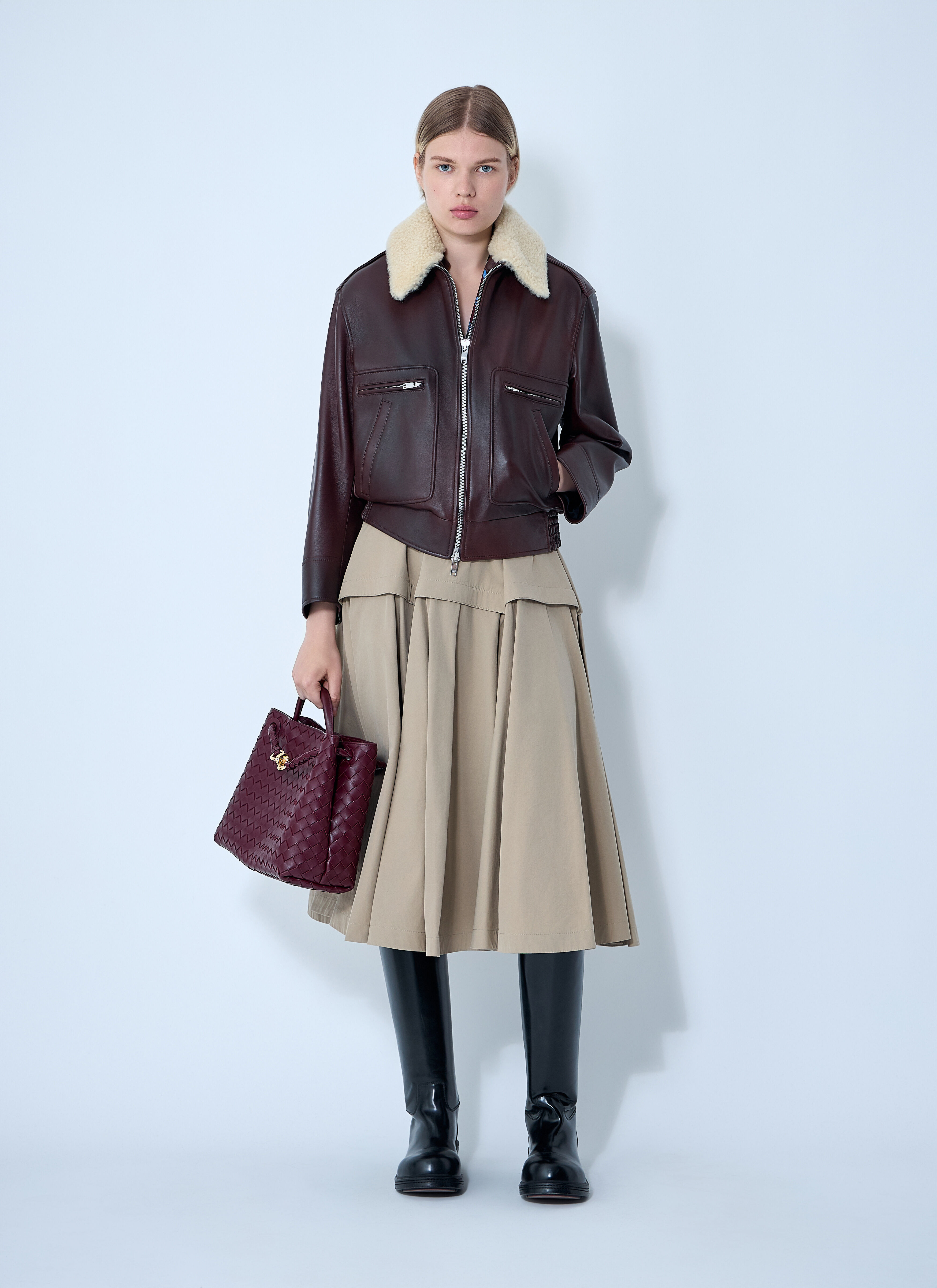 Leather Blouson Jacket - 2