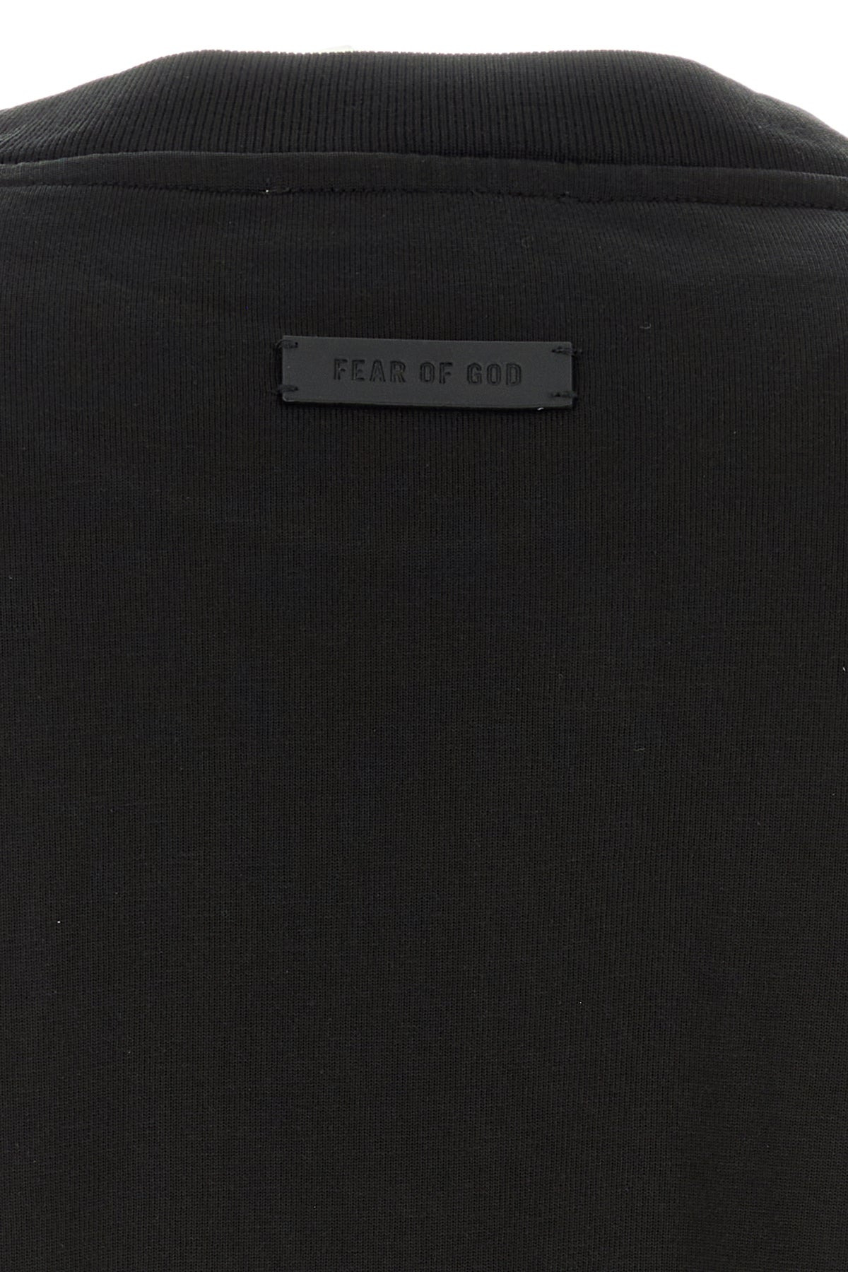 Black cotton blend oversize t-shirt - 3