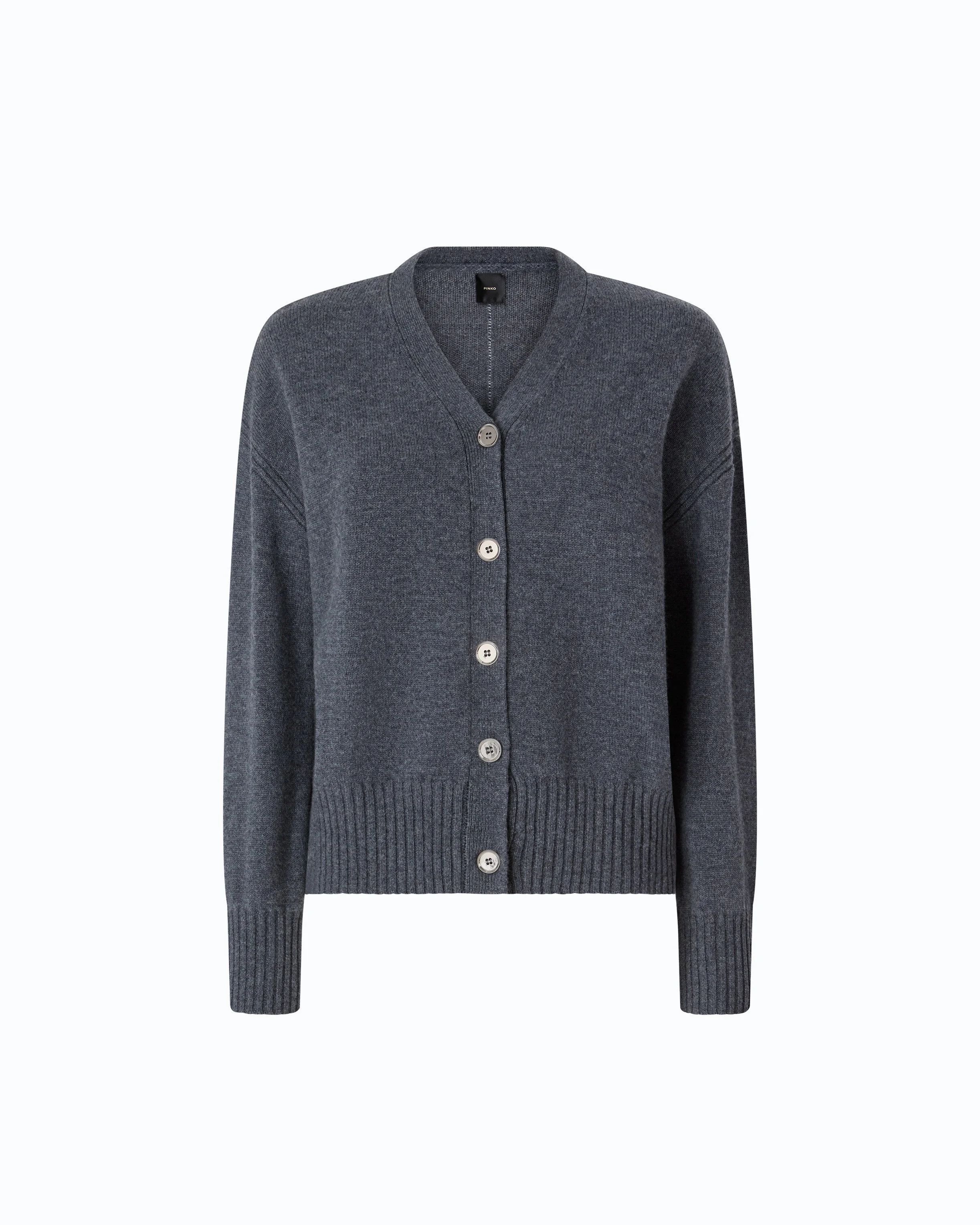 WOOL AND CASHMERE CARDIGAN - 1