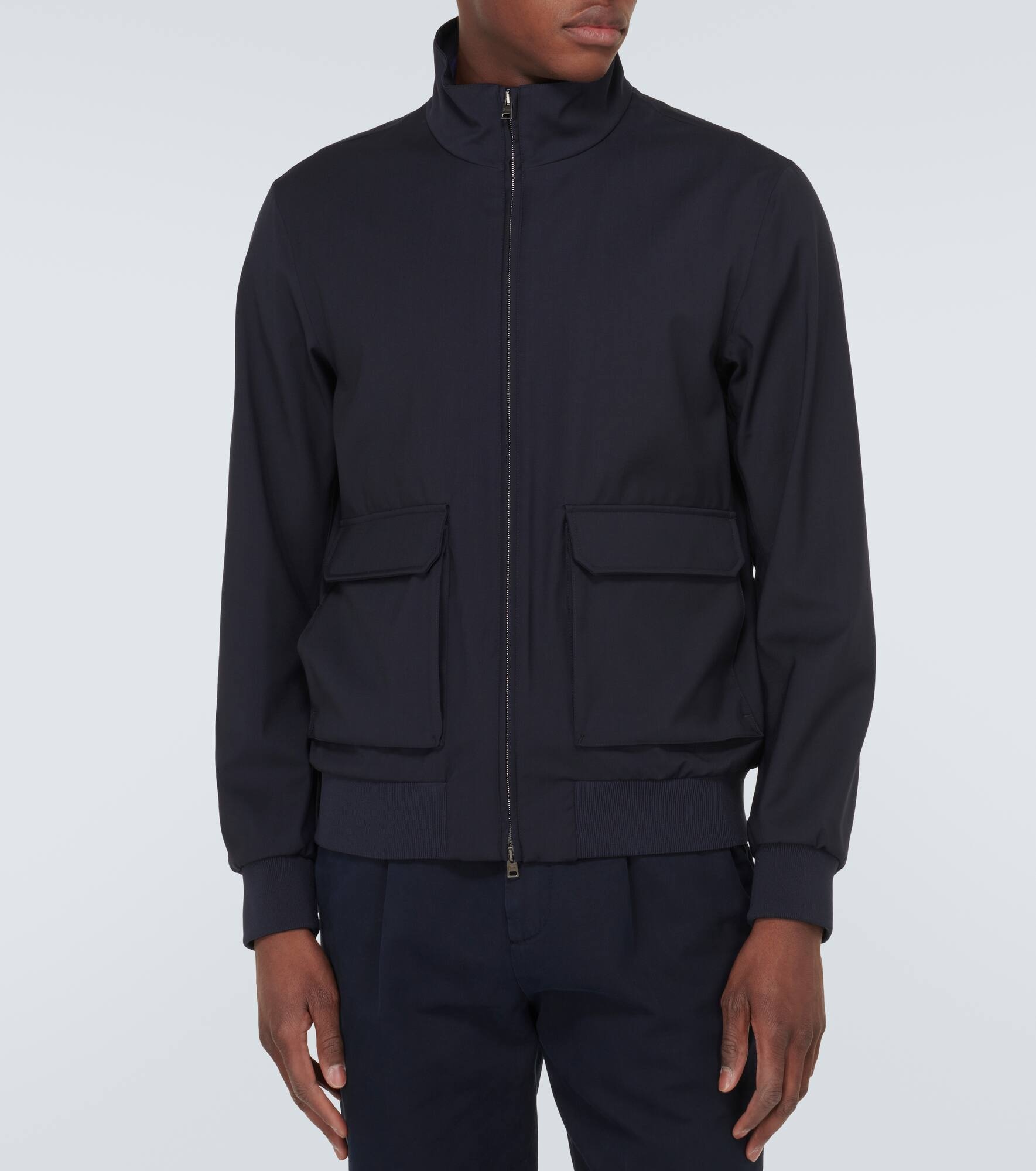 Virgin wool bomber jacket - 3