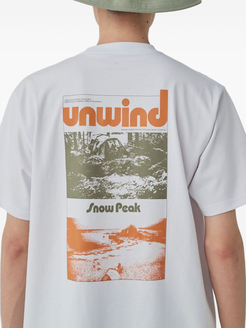 Unwind graphic print T-shirt 6