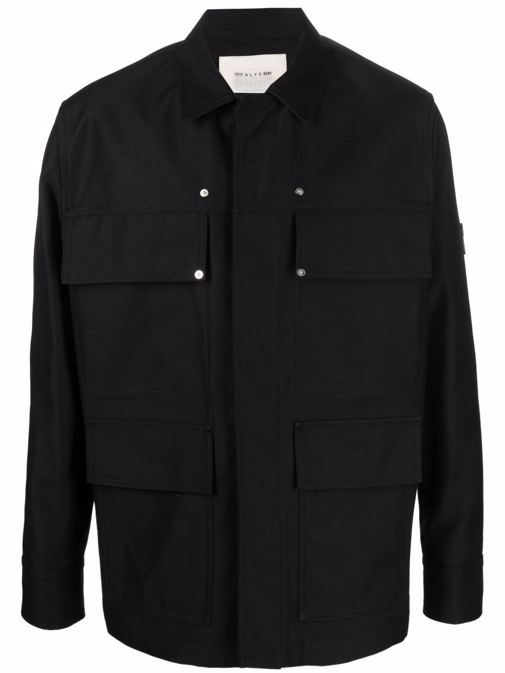 chest patch-pocket shirt - 1