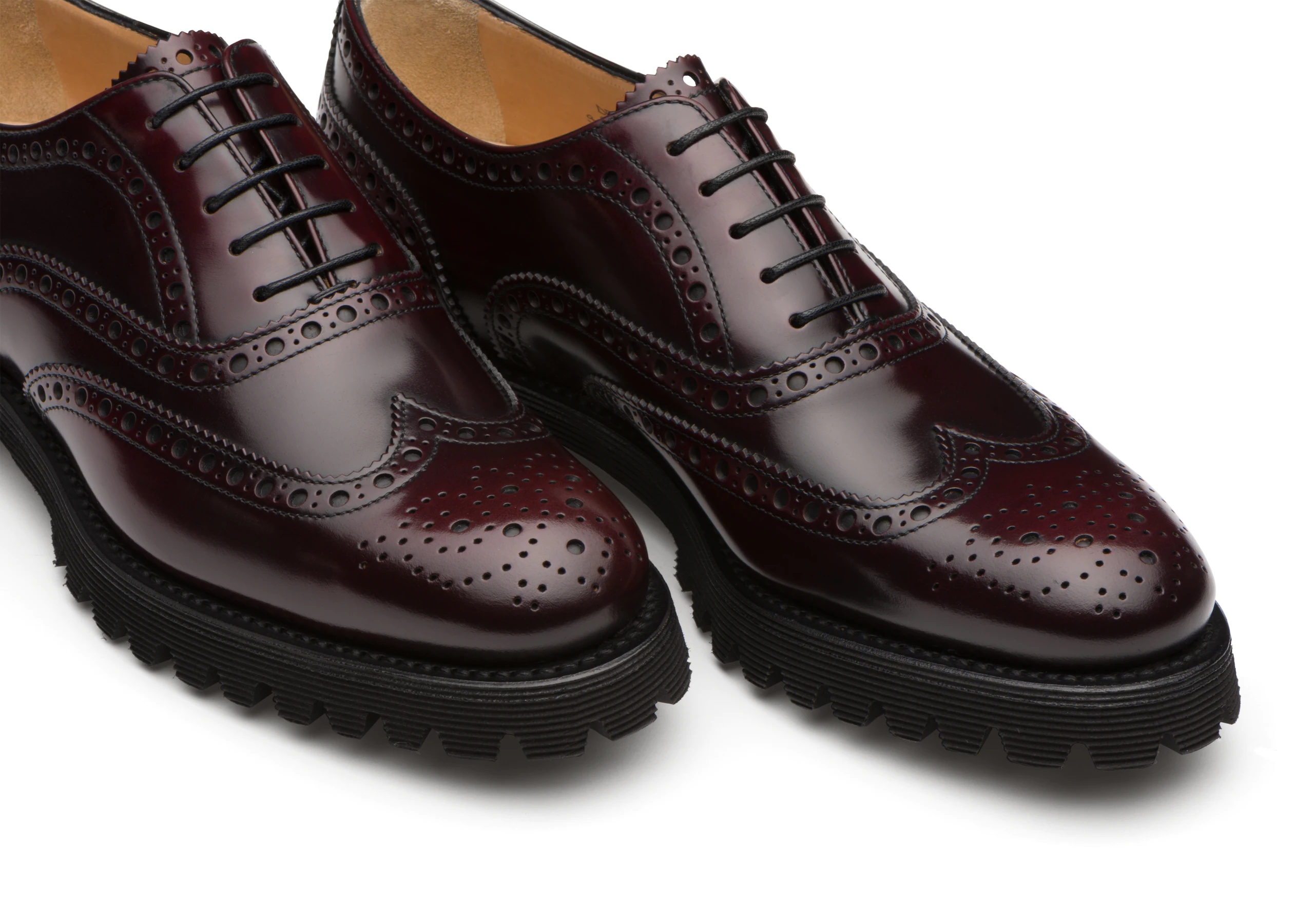 Carla
Polished Binder Oxford Brogue Burgundy - 4