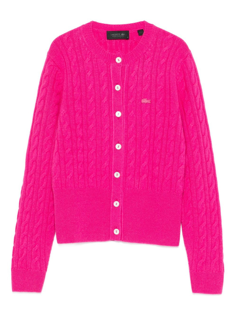 cable-knit cardigan 1