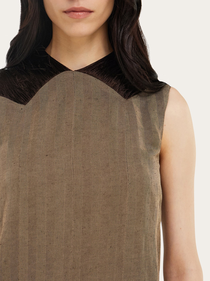 Long dress with fringe detail 5