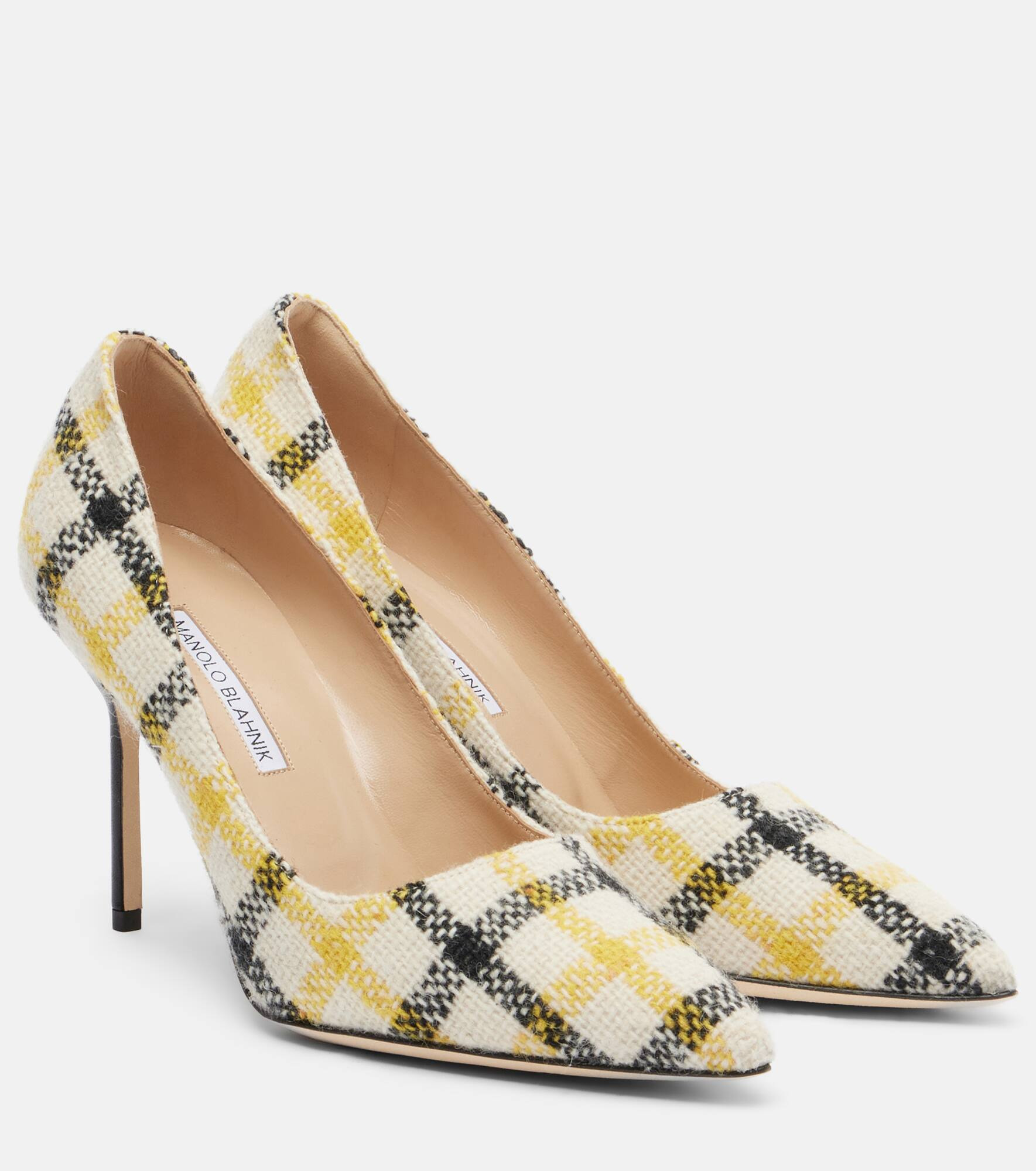 BB 90 plaid pumps - 1