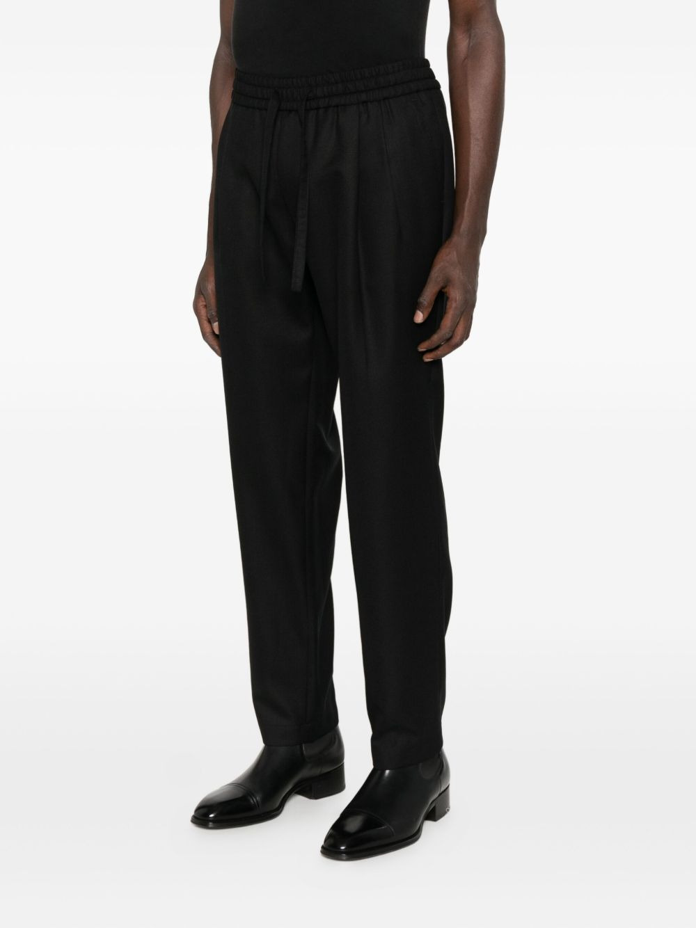 elastic-waistband trousers - 3
